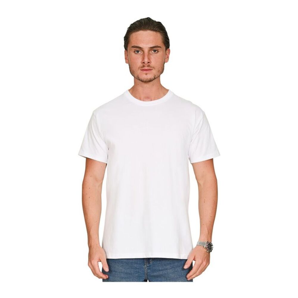 Casual Classics Unisex Adult Supreme Combed T-Shirt / White